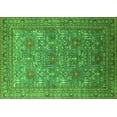 thumbnail image 1 of Ahgly Company Indoor Rectangle Oriental Green Industrial Area Rugs, 7' x 10', 1 of 4
