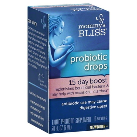 Mommy's Bliss Probiotic Drops 15 Day Boost 0.2 oz
