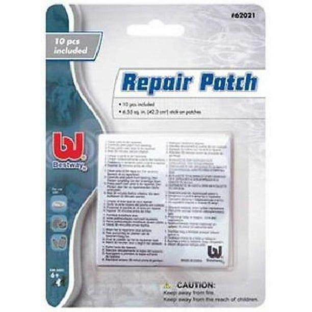 Set 10 Vinyl Repair Patches Peel Stick Toys Pools Beds Inflatables