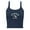 Solid Navy Blend, variant on Since 1969 Women’s micro-rib tank top