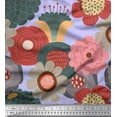 thumbnail image 1 of Soimoi Cotton Jersey Fabric Flower Artistic Fabric Prints By Yard 58 Inch Wide, 1 of 3