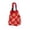 Red, variant on Sakura Floral Knit Mini Tote Handbag for Women, Lightweight Braided Rope Handle Small Hand Bag with Magnetic Snap, Cherry Print Casual Purse for Daily Shopping Beach Vacation Outdoor Daily