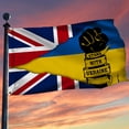 thumbnail image 1 of Flagwix United Kingdom And Ukraine Grommet Flag Stand With Ukraine BNT519GFv3 - 4x6 ft., No Flag Pole Rings, 1 of 6