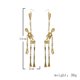 thumbnail image 2 of 2 pares de pendientes colgantes de esqueleto de calavera de metal de Halloween, joyería vintage oscura, pendientes largos colgantes de esqueleto con bisagras para hombres y mujeres, accesorios para di, 2 of 5