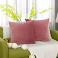 thumbnail image 3 of 2 Fundas De Almohada Suaves Para Fundas De Cojines Para El Hogar, Sala De Estar, Color Rosa Sunnimix Funda de almohada, 3 of 8