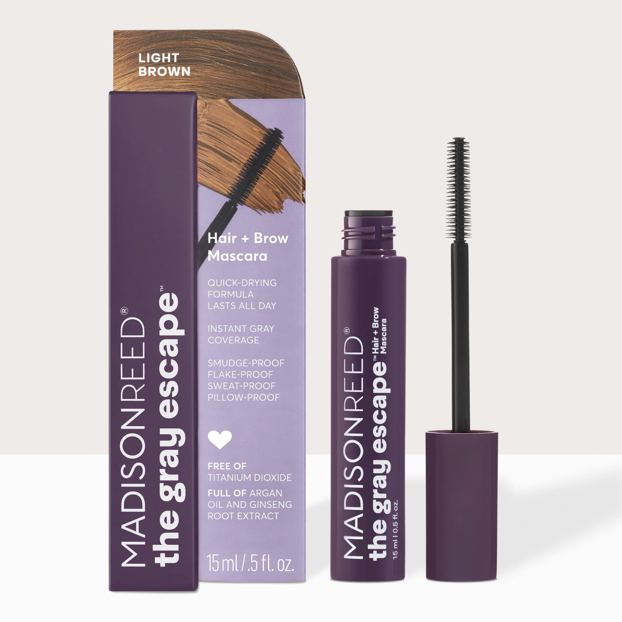 Madison Reed The Gray Escape, Hair & Brow Mascara, Light Brown
