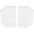 thumbnail image 2 of 38"OD x 1"ID x 22 3/4"C x 1"P Locke Architectural Grade PVC Contemporary Ceiling Medallion, Two Piece, 2 of 11
