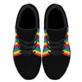 thumbnail image 2 of Unisex Fashion Rainbow Shoes, LGBT Sneakers for Men Women, Lightweight Breathable Running Walking Shoes Black Size 10.5, 2 of 7
