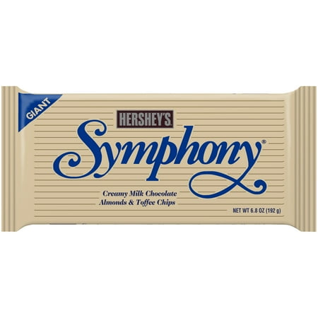 Hershey's Giant Symphony with Almonds & Toffee Chips Bar 6 ... Hershey's Giant Symphony with Almonds & Toffee Chips Bar 6 ...
