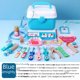 thumbnail image 4 of Juego de juguetes de médico para niños, casa de juegos para niños y bebés, herramienta de inyección para niñas, caja de medicinas de simulación de madera, estetoscopio, 4 of 5