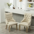 thumbnail image 5 of Wingback and Linen-Look Upholstery / Add Warmth to Dining Room with Chair Set, 5 of 7