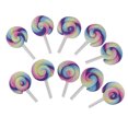 thumbnail image 2 of MasteelfCA 10 Pcs Argile Colorée Sucette Bonbon Embellissement Bricolage, 2 of 5