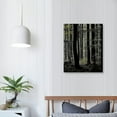 thumbnail image 3 of PIKWEEK - Black and White Wall Art Decor Lush Wood Forest Canvas Pictures Artwork Nature Landscape Painting Prints for Home Living Dining Room Kitchen, 3 of 4