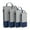 Navy, variant on COM1950s Packing Cubes for Suitcases, Packing Cubes for Travel, 4 Piece Travel Compression Packing Cubes Set Space Saving Organizers for Luggage Lightweight Mesh Bags for Effortless Trip Packing