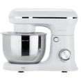 thumbnail image 6 of Culinary Chef 4.5 Liter 8 Speed Stand Mixer with Stainless Steel Bowl, 380 Watt Kitchen Mixer with Dough Hook, Beater, Whisk, Splash Cover, White, 6 of 6