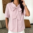 thumbnail image 3 of Bixock Women's Maternity Tops Short Sleeve Casual Pregnant Tops Crew Neck Maternity Shirts Soft Breathable Comfortable Maternity Clothings, 3 of 7