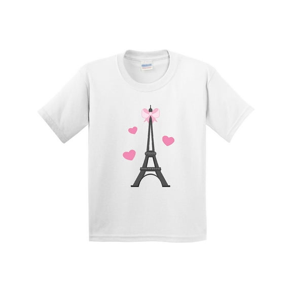 Inktastic Paris Lover Eiffel Tower Youth T-Shirt