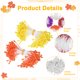 thumbnail image 2 of Uxcell 900-Pack Estambres de Flores para Manualidades, Pistilo Floral de Perla Artificial de Doble Cabeza de 5 mm para Hacer DIY [Naranja y Cinco Colores], 2 of 6