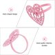 thumbnail image 5 of Napkin Rings Napkin Buckles for Parties Pink Alloy Decorative 6Pcs, 5 of 5