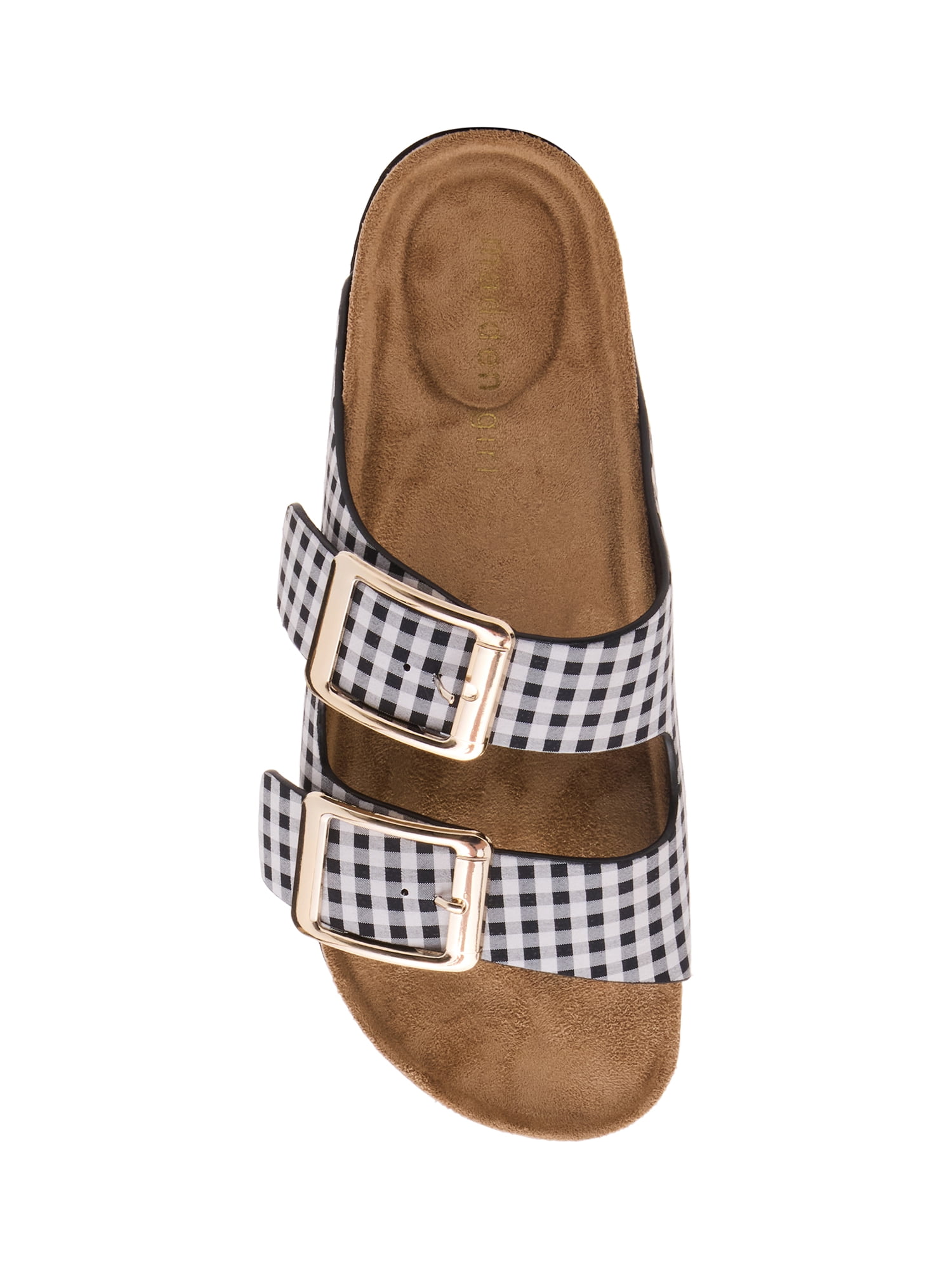 Madden Girl Women's Bodiee Two Strap Footbed Sandals