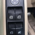 thumbnail image 3 of Walson Reuseable Car Auto Window Control and Radio Buttons Cover Trim Sticker Kit for Mercedes-Benz W204 C250 C300 C350, 3 of 8