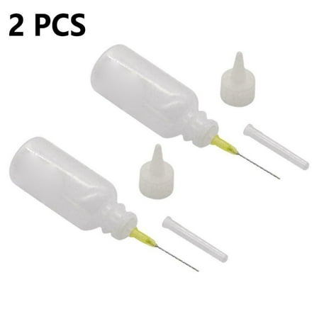 

2pcs Needle Tip Bottle Liquid Flux Dispenser Oil Dropper