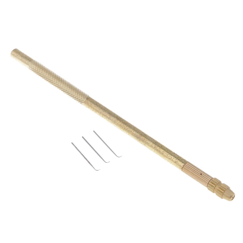 EHJRE Professional Copper Crochet hook set for Beaded Feather picture show, B B