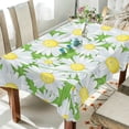 thumbnail image 4 of SKYSONIC Daisy Flower Tablecloth Waterproof Washable Polyester Square Table Cover Durable Tablecloth for Kitchen Dining Table Party Decor (60 X 120 Inch), 4 of 7