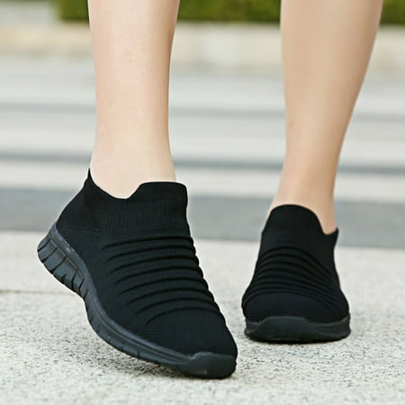 

Christmas 2022 Women s New Four Seasons Casual Lightweight Flying Weaving Shoes Leisure Sports Net Red Overshoes Walking Sport Shoes