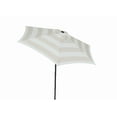 thumbnail image 5 of Mainstays Outdoor 7.5' Tan Stripe Round Market Patio Umbrella, Push-Up and 3-Angle Tilt, 5 of 6
