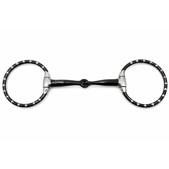 Horse 5" Mouth Studded Eggbutt Sweet Iron Snaffle Horse Bit 35327B