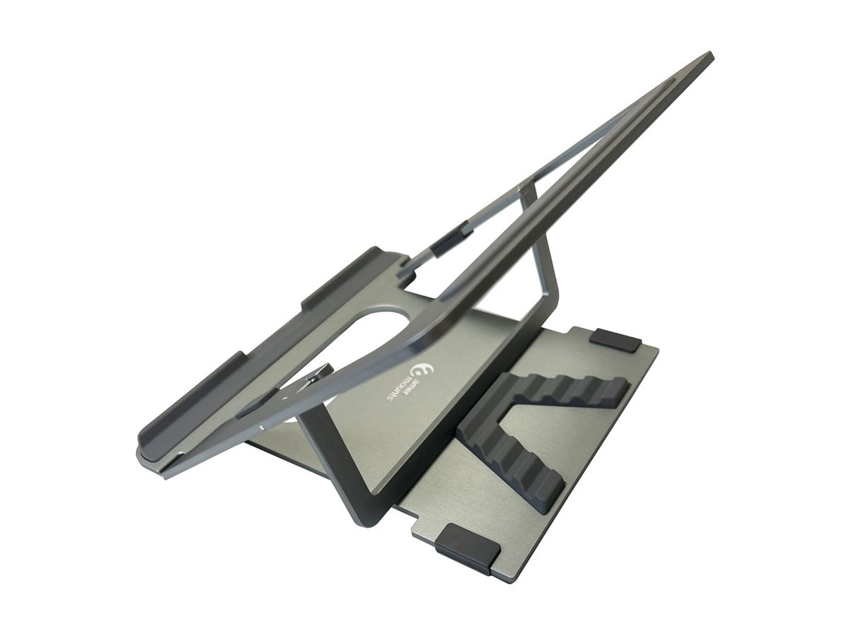 Amer Mounts Foldable Laptop Tablet Stand (Silver)