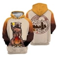 thumbnail image 4 of Sudadera con capucha con estampado 3D de animales para hombre, sudadera con estampado de oso y orangután, abrigo con capucha de calle para niños, jerseys de manga larga de gran tamaño, 4 of 5