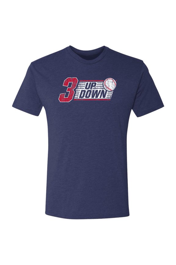 Three Up Three Down Tri-Blend Tee