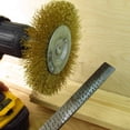 thumbnail image 2 of 6 Pack Wire Brush Attachment Set for Drill, Brass Coated, 2 of 6