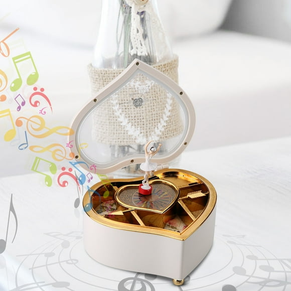 Ballet Music Box,Heart shaped Dance Ballet Gift Music Box Top Tier Quality