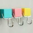 thumbnail image 3 of 3 Pcs Abs Material Colorful Magnetic Hooks Purpose Super Strong Powerful Magnetic Hooks For Household Gadget Hooks, 3 of 6