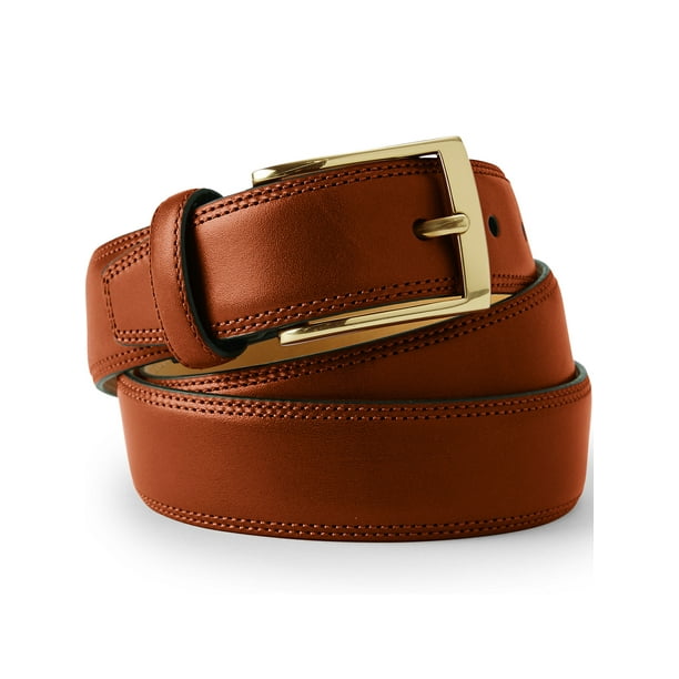Lands' End Men's Big Glove Leather Belt