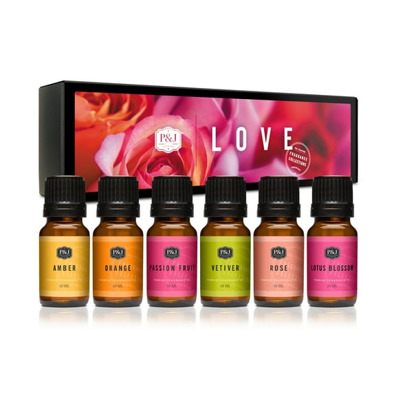 P&J Fragrance Oils, Multi-Scent, 10 ml, 6 Count