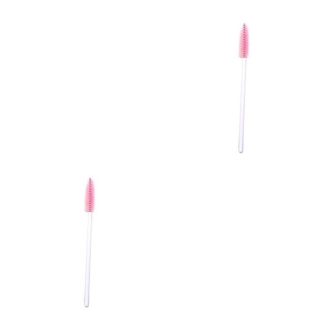Seitruly 50 Piezas Cepillo de Limpieza de Pestañas Mini Aplicador de Rímel Desechable