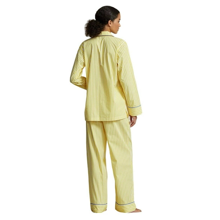 Ralph Lauren Striped Poplin Long-Sleeve Pajama Set - 4P8036