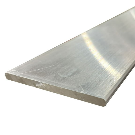 0.250" x 3.5" x 24", 6101-T61 Round Edge Aluminum Flat Bar