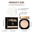 thumbnail image 3 of Komiseup Matte Face Finishing Powder, Smooth Setting Pressed Powder, Lightweight Long Lasting Makeup Setting Foundation Compact Powder, For All Types 30g, 3 of 5