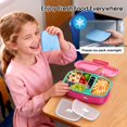 thumbnail image 6 of VOPOYO Cordless Electric Lunch Box for Kids, 2-in-1 Chill & Warm Heated Lunch Box with Ice Pack, Scheduled Heating, 5 Cup Capacity, Leak Proof, Removable Divider, for Girls Boys School Picnic, 6 of 8