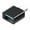 Black-USB A toType C, variant on Fast Speed USB 2.0 A to MicroUSB Type C Converters 480Mbps Data Transfer Supports OTG Function for Various Devices