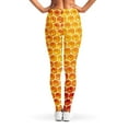 thumbnail image 2 of Honey Bee Hive Print Leggings, Bee Sexy Yoga Leggings For Women., 2 of 5