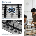 thumbnail image 4 of Parrilla de gas empotrable Fline Malmo 5 acero inoxidable 76 cm Fline Malmo 5, 4 of 5