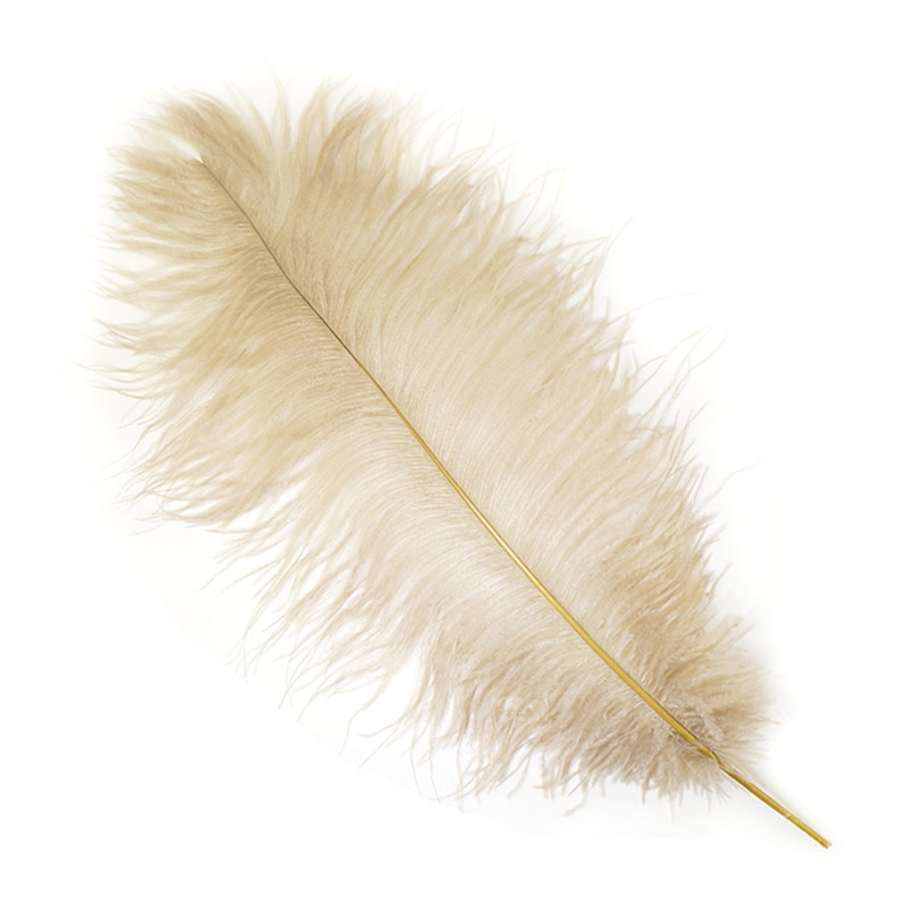 Zucker Feather Products Ostrich Feathers Narrow - Tipless Drabs - Red