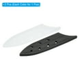 thumbnail image 3 of REGALWOVEN Knife Sheaths for Kitchen Knife, 2Pcs Knife Guard, Black & Transparent, 3 of 5