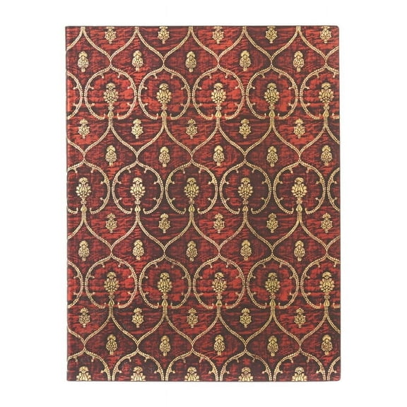 Paperblanks | Red Velvet | Softcover Flexi | Ultra | Lined | Elastic Band Closure | 176 Pg | 100 GSM (Diary)